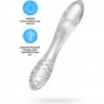 Двусторонний фаллоимитатор SATISFYER DAZZLING CRYSTAL 1, стекло, прозрачный, 18,5 см 4045658