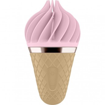 Вибромассажер-спиннатор SATISFYER LAYONS SWEET TREAT PINK/BROWN